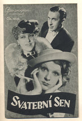SVATEBNÍ SEN. - (1936). Režie: Erich Engel. Hrají: I. Wüstová; F. Marian; I. Listová. /Bio-program/film/program/