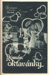 ROMÁN OKTAVÁNKY. - 1937. /Bio-program /film/program/