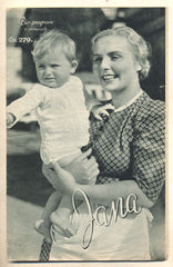 JANA. - 1935. Režie: R. Land a E. Synek. Hrají: H. Buschová; Zd. Štěpánek. /Bio-program /film/program/