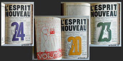L'Esprit Nouveau. 1923 - 1925. - Ozenfant Amédée; Le Corbusier; Dermée Paul. Numéro 19; 20; 21; 22; 23; 24.