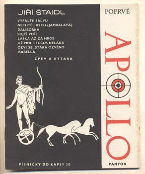 1965. Písničky do kapsy. Obálka JINDŘICH GRÜNER. /noty/60/