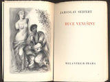 SEIFERT; JAROSLAV: RUCE VENUŠINY. - 1936. Poesie sv. 18. Frontispice ANTONÍN PROCHÁZKA.