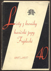 DROBIŠ; DOM.: LISTY Z KRONIKY HASIČSKÉ 1897 - 1937. - 1937. Hasičská župa Frýdecká. /Frýdek-Místek/