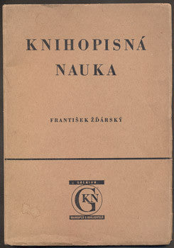 1940. Knížky o knihách.