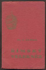 JANDA; JOSEF: ŘÍMSKÝ VELEKNĚZ. - (1934). Podpis J. Jandy a O.Štafla.