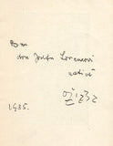 ŽIŽKA; OTOKAR: JABLKO POKRYTÉ POLIBKY. - 1934. Podpis autora. Frontispic J. A. VOLEJNÍČEK. Edice Katalepton.
