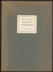 NERUDA; JAN: BALLADY A ROMANCE. - 1925. S původními dřevoryty členů 'Hollara'. /Bílek/Dillinger/Vik/Kobliha/Švabinský/Šimon/Rambousek/