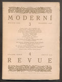 MODERNÍ REVUE. Ročník  XXX. - 1923 - 1924. Původní grafické přílohy: DILLINGER; KOBLIHA; MAJER; NAUMAN; RAMBOUSEK; ŠVABINSKÝ.