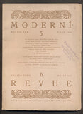 MODERNÍ REVUE. Ročník  XXX. - 1923 - 1924. Původní grafické přílohy: DILLINGER; KOBLIHA; MAJER; NAUMAN; RAMBOUSEK; ŠVABINSKÝ.