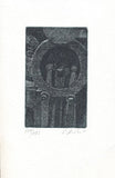 SMEJKAL; BOHUSLAV: NEVŠEDNÍ ZÁSLUHY TISKAŘSKÉ RODINY KRYLŮ O ČESKOU BIBLIOFILII. - 2009. Grafický list LUCIE RAŠKOVÁ. Podpis autora.