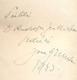 GRMELA; JAN: DŮM V OŘEŠÍ. - 1941. Podpis autora.