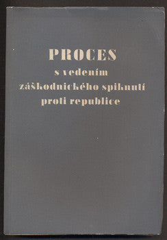 1950. Milada Horáková a společníci.