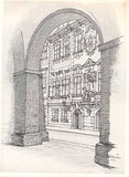 KOZÁK; BOHUMÍR: ARCHITEKT NA CESTÁCH.  - 1941. Sedmdesát kreseb a akvarelů. Dedikace s podpisem B. Kozáka; dat. 14.8. 1941.
