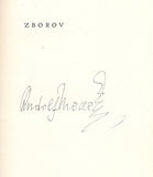 MEDEK; RUDOLF: ZBOROV. - 1927. Podpis autora. Dřevoryt JAROSLAV BENDA.