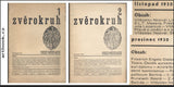 1930. Two numbers (all published).. Nezval; Toyen; Štyrský; Breton; Surrealismus. /q/