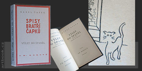 1932. OSVĚTLENÝ OBRÁZKY AUTOROVÝMI.  22 celostránkových a množství ilustrací v textu autor.