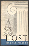 FISCHER; OTOKAR: HOST. - 1937. Obálka EDUARD MILÉN. České básně sv. 21. /poesie/