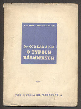 1937. 1. vyd. Ars; sbírka rozprav o umění sv. 19.