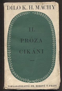 1928. Próza. Cikáni. Pantheon. /Mácha/