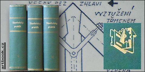 1944-1949.  Technologické postupy; užité materiály; předpisy; normy; tvorba rozpočtu. /architektura/
