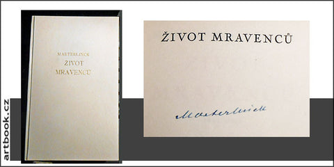 1931. La Vie des fourmis. Podpis autora. /q/