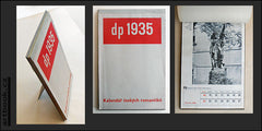 Sutnar - KALENDÁŘ DRUŽSTEVNÍ PRÁCE 1935. - 1935. Kalendář českých romantiků. Úprava LADISLAV SUTNAR. /q/