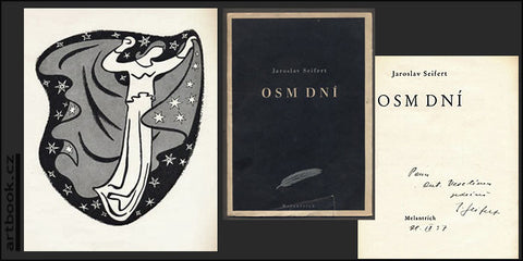1937. 1. vyd. Dedikace Jaroslava Seiferta; datována osmý den po pohřbu T. G. Masaryk. J.Čapek /jc/q/