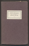 WOLKER; JIŘÍ: KLYTIA. - 1928. Vytiskli Kryl a Scotti.