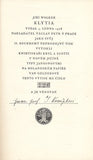 WOLKER; JIŘÍ: KLYTIA. - 1928. Vytiskli Kryl a Scotti.