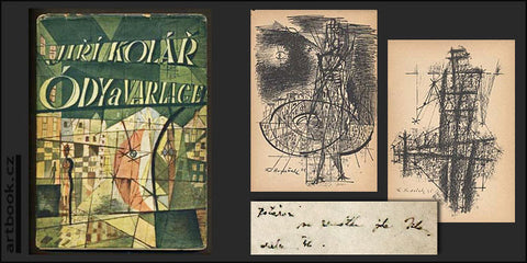 1946. 1. vyd. s dedikací Jiřího Koláře. Ilustrace FRANTIŠEK HUDEČEK; úprava Jindřich Chalupecký. /q/