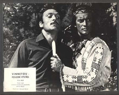 VINNETOU - POSLEDNÍ VÝSTŘEL. - 1965. Rik Battaglia. Pierre Brice. 'Fotoska'. /film/kino/