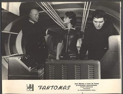FANTOMAS. - 1964. Jean Marais.  'Fotoska'. /film/kino/