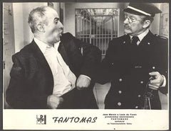 FANTOMAS. - 1964. Jean Marais.  Louis de Funes.  'Fotoska'. /film/kino/