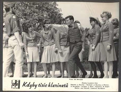 KDYBY TISÍC KLARINETŮ. - 1964. Karel Gott. Eva Pilarová. Waldemar Matuška. 'Fotoska'. /film/kino/