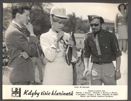 1964. Karel Gott. Jana Brejchová. Waldemar Matuška. 'Fotoska'. /film/kino/