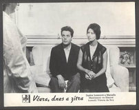 VČERA; DNES A ZÍTRA. - 1964. Sophia Loren; Marcello Mastroianni. 'Fotoska'. /film/kino/