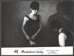 MUČEDNÍCI LÁSKY.  - 1966. Marta Kubišová. 'Fotoska'. /film/kino/