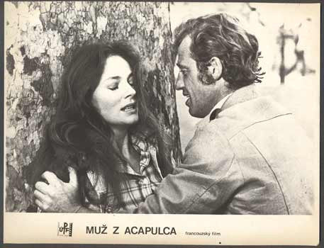 1973. Jean-Paul Belmondo; Jacqueline Bisset. 'Fotoska'. /film/kino/
