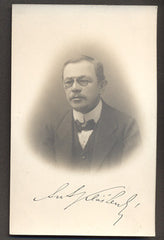 ANTONÍN KLÁŠTERSKÝ - autogram. - Fotografická pohlednice. Podpis.