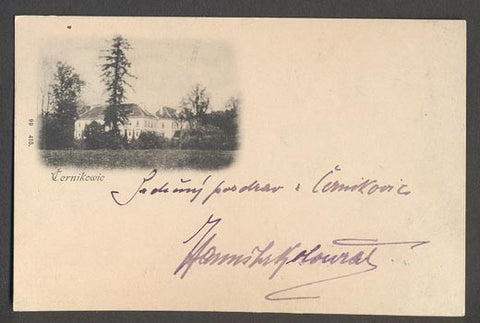 1901. Pohlednice. Podpis. Černikowic.