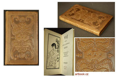 MÁCHA; K.H.: Máj. - 1927. Hyperion. Lept CYRIL BOUDA. Kožená vazba. /Krčma/Tvrdý/Kryl a Scotti/Mácha/