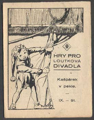 KAŠPÁREK V PEKLE. - Hry pro loutková divadla. /loutkové divadlo/