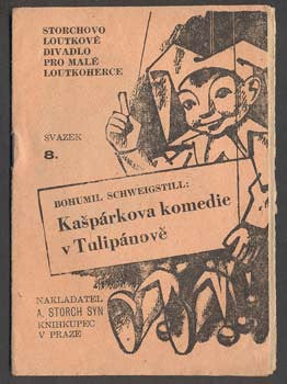 1946. Storchovo loutkové divadlo. Obálka VOJTĚCH CINYBULK.
