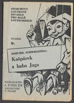 1946. Storchovo loutkové divadlo. Obálka VOJTĚCH CINYBULK.