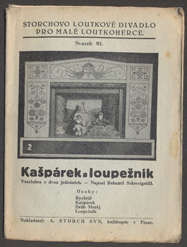 1938. Storchovo loutkové divadlo.  /loutkové divadlo/