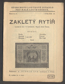1941. Storchovo loutkové divadlo.  /loutkové divadlo/