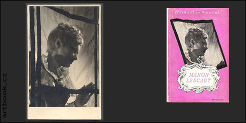 1940. Původní autorská zvětšenina. Marie Burešová; Manon Lescaut; divadlo E. F. Buriana D 40.