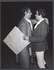 HAKEN; EDUARD - ŽÍDEK; IVO. / Prodaná nevěsta. - Černobílá fotografie. Původní autorská zvětšenina  ZDENĚK CHRAPEK /divadlo/osobnost/opera/