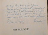 NEZVAL; VÍTĚZSLAV: POSEDLOST. - 1930. 1. vyd.  Um. celokožená vazba V.B. HAUNER. Pyramida; sv. 9. REZERVACE