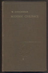 CUNNINGHAM; W.: MODERNÍ CIVILIZACE. - 1901. Laichterův výbor nejlepších spisů poučných. /filosofie/